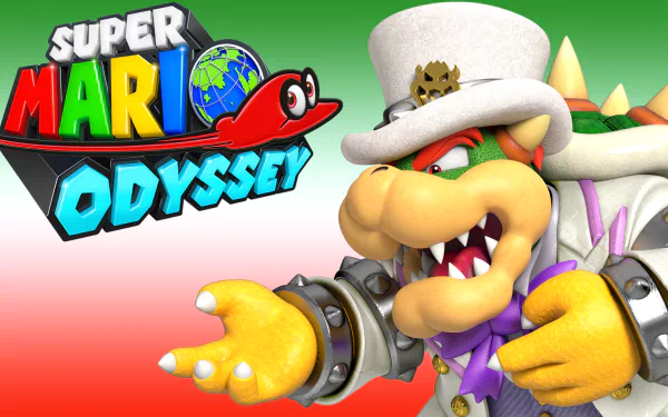 Bowser video game Super Mario Odyssey HD Desktop Wallpaper | Background Image