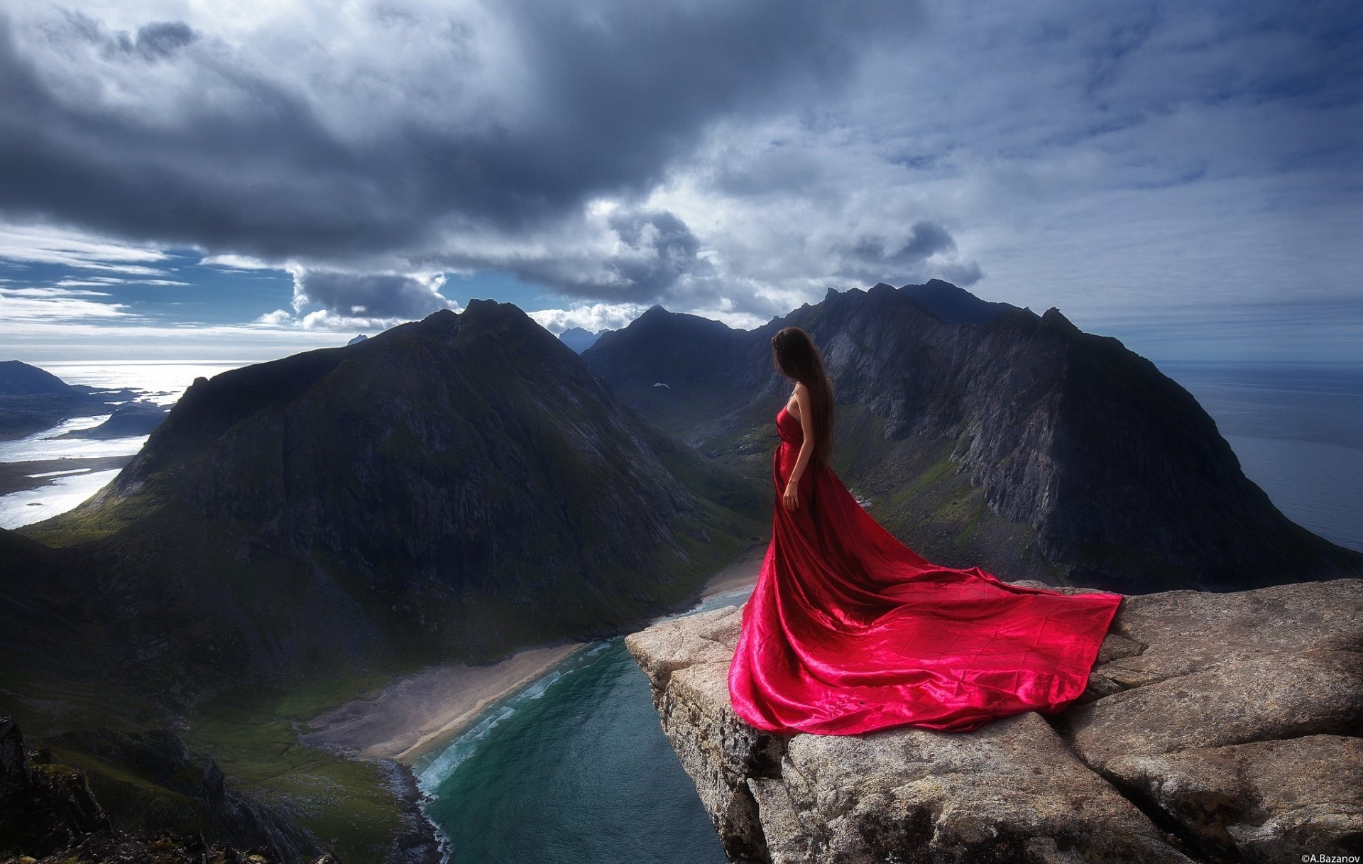 Girl Standing on Cliff HD Duvar kağıdı Arka plan 2048x1298 ID Girl Standing on Cliff HD Duvar kağıdı Arka plan 2048x1298 ID