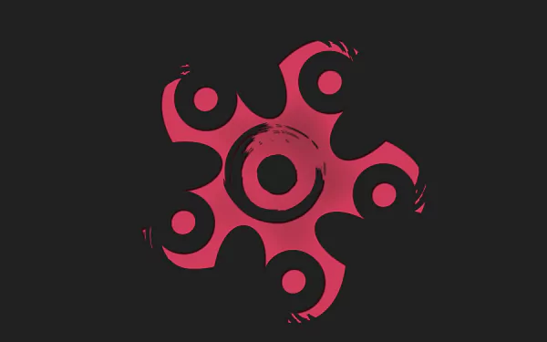 Minimalist 8K Ultra HD PC wallpaper featuring Hibana's emblem from Tom Clancy's Rainbow Six: Siege in a sleek, abstract design for gaming enthusiasts.