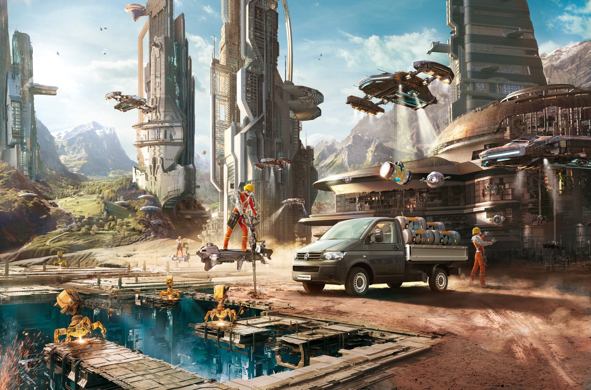 Sci Fi City 4k Ultra Hd Wallpaper By Chin Fong - vrogue.co