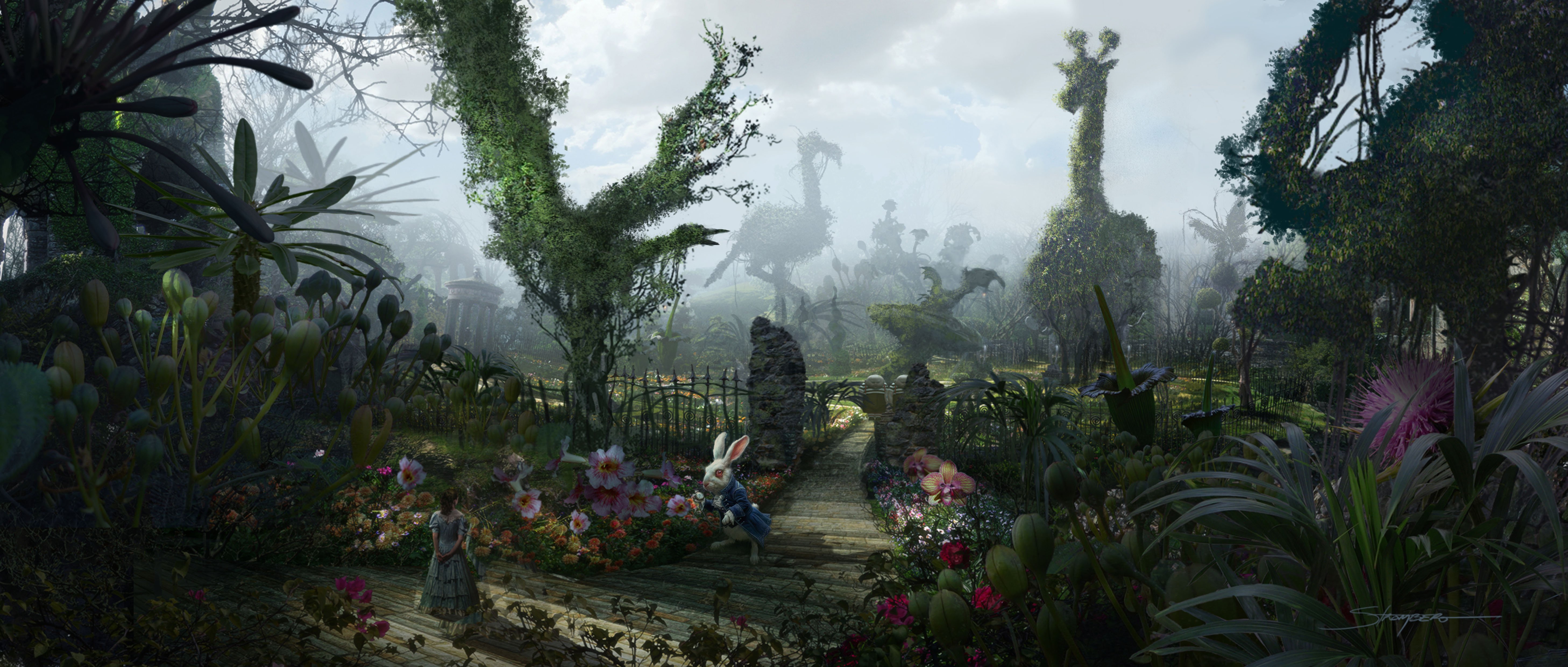 Download Rabbit Magical Landscape Fantasy Alice In Wonderland Fantasy Download Rabbit Magical Landscape Fantasy Alice In Wonderland Fantasy
