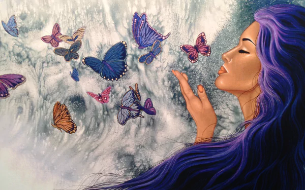  Butterfly Fantasy Girl