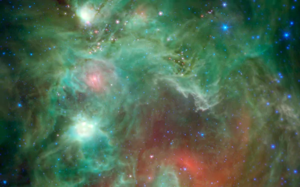  "Monkey Head" of Orion Nebula from Spitzer Telescope