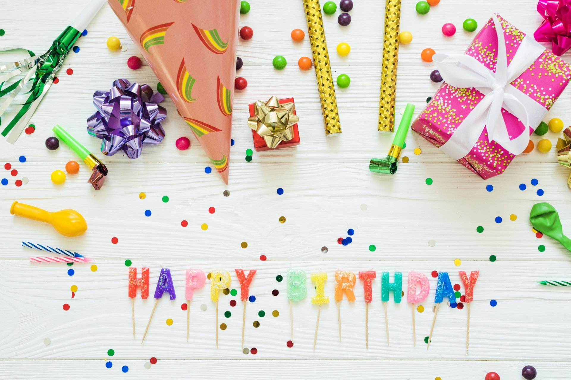 Download Colors Gift Celebration Happy Birthday Holiday Birthday HD ...