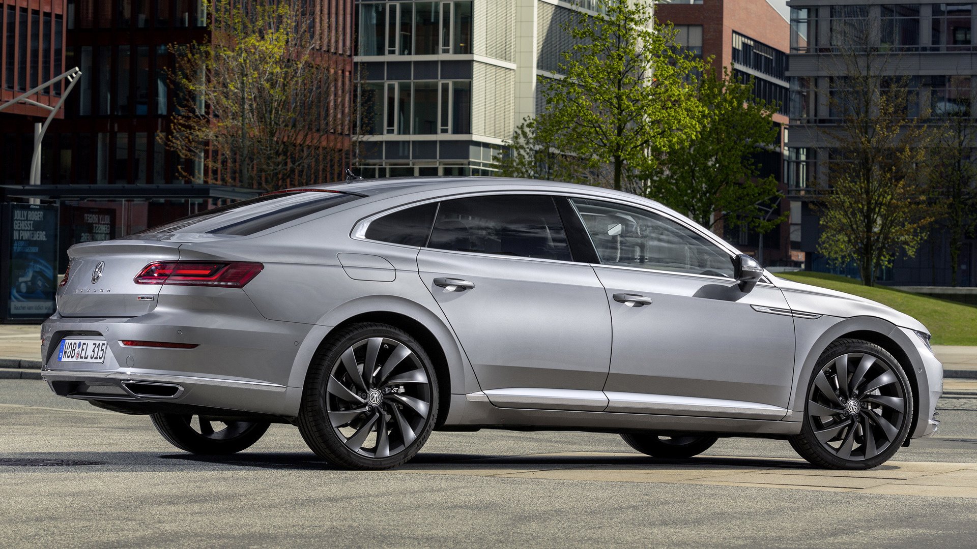 Download Car Silver Car Sedan Vehicle Volkswagen Arteon HD Wallpaper