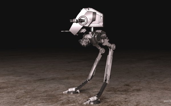 Sci Fi Star Wars AT-ST 3D CGI Machine Robot HD Wallpaper | Background Image