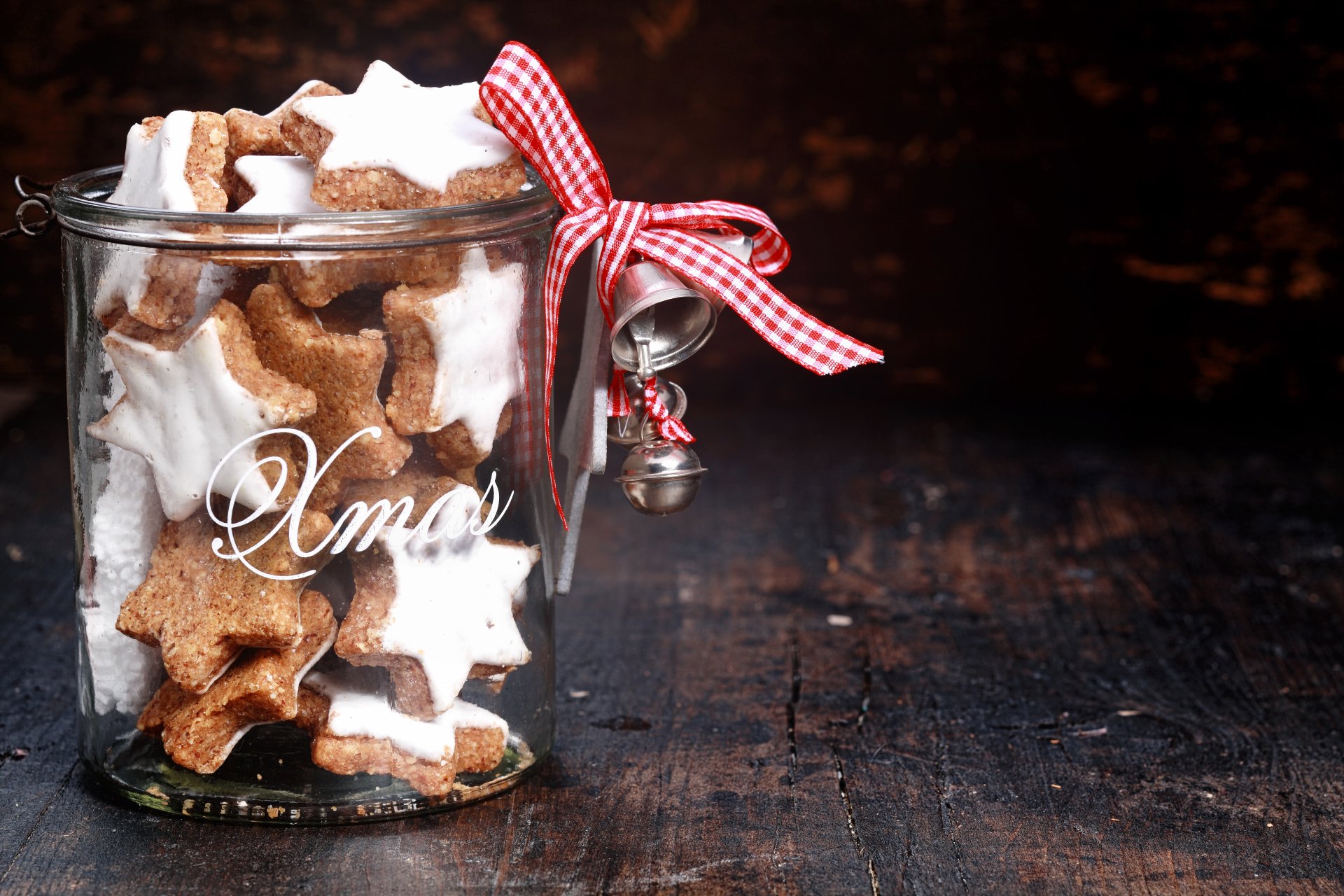Download Star Christmas Jar Food Cookie  4k Ultra HD Wallpaper by stockcreations