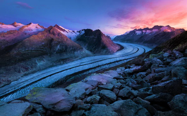  Winter Road in the Mountains