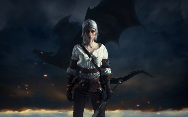 Women Cosplay The Witcher 3: Wild Hunt Ciri HD Wallpaper | Background Image