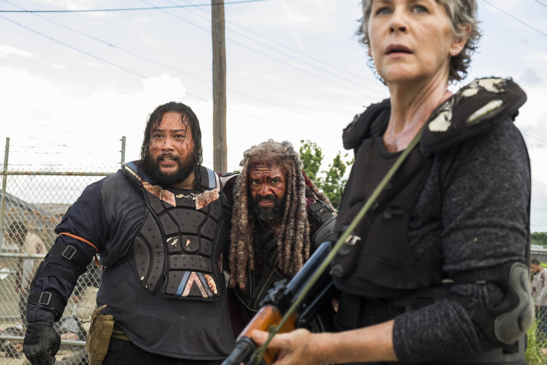 Download Ezekiel (The Walking Dead) Khary Payton Carol Peletier Melissa Mcbride TV Show The Walking Dead 4k Ultra HD Wallpaper