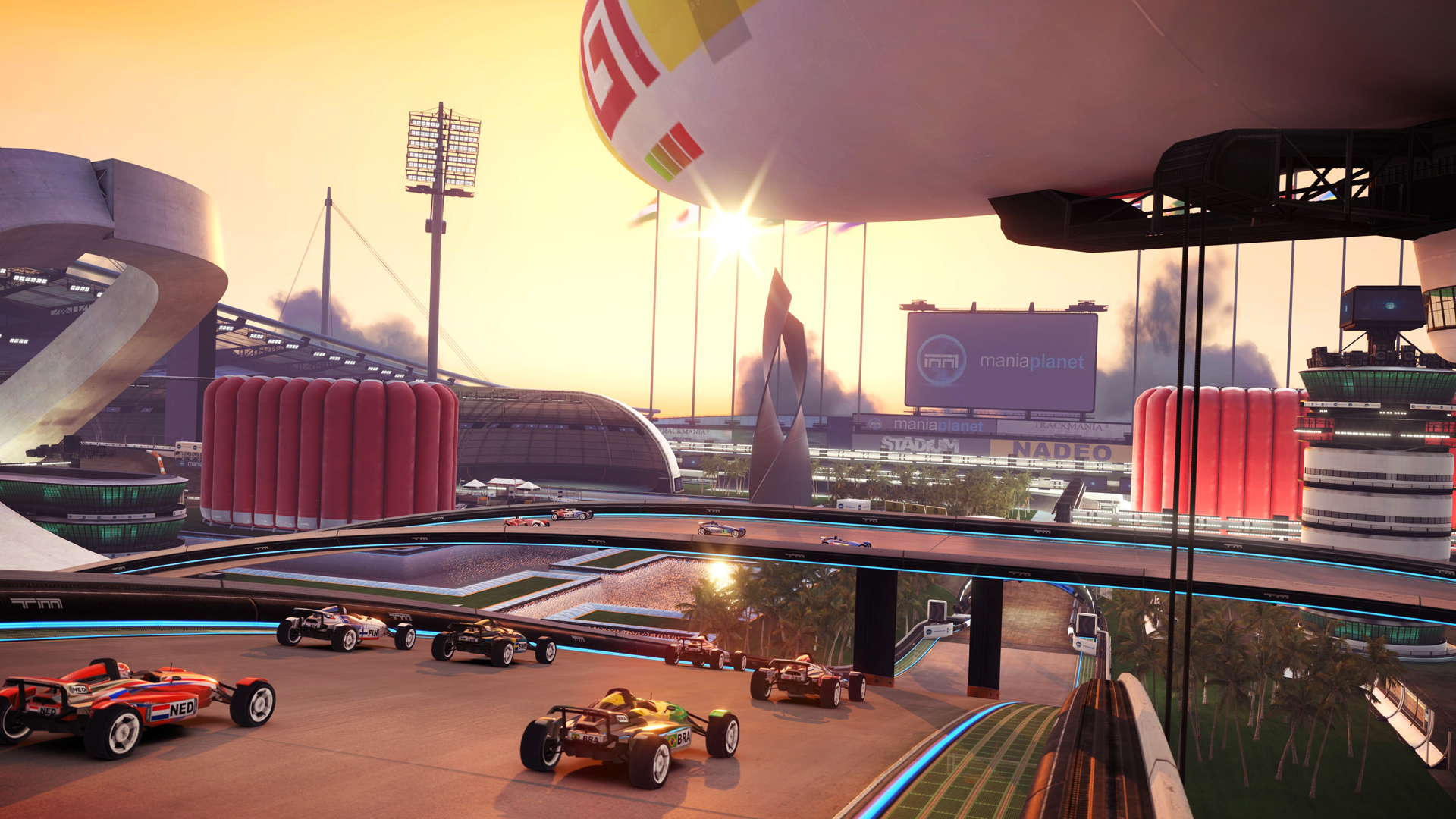 Video Game TrackMania Nations Forever HD Wallpaper