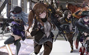 84 Ump45 Girls Frontline 高清壁纸 桌面背景 Wallpaper Abyss