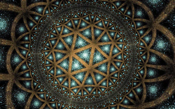 blue bronze Abstract fractal abstract blue HD Desktop Wallpaper | Background Image