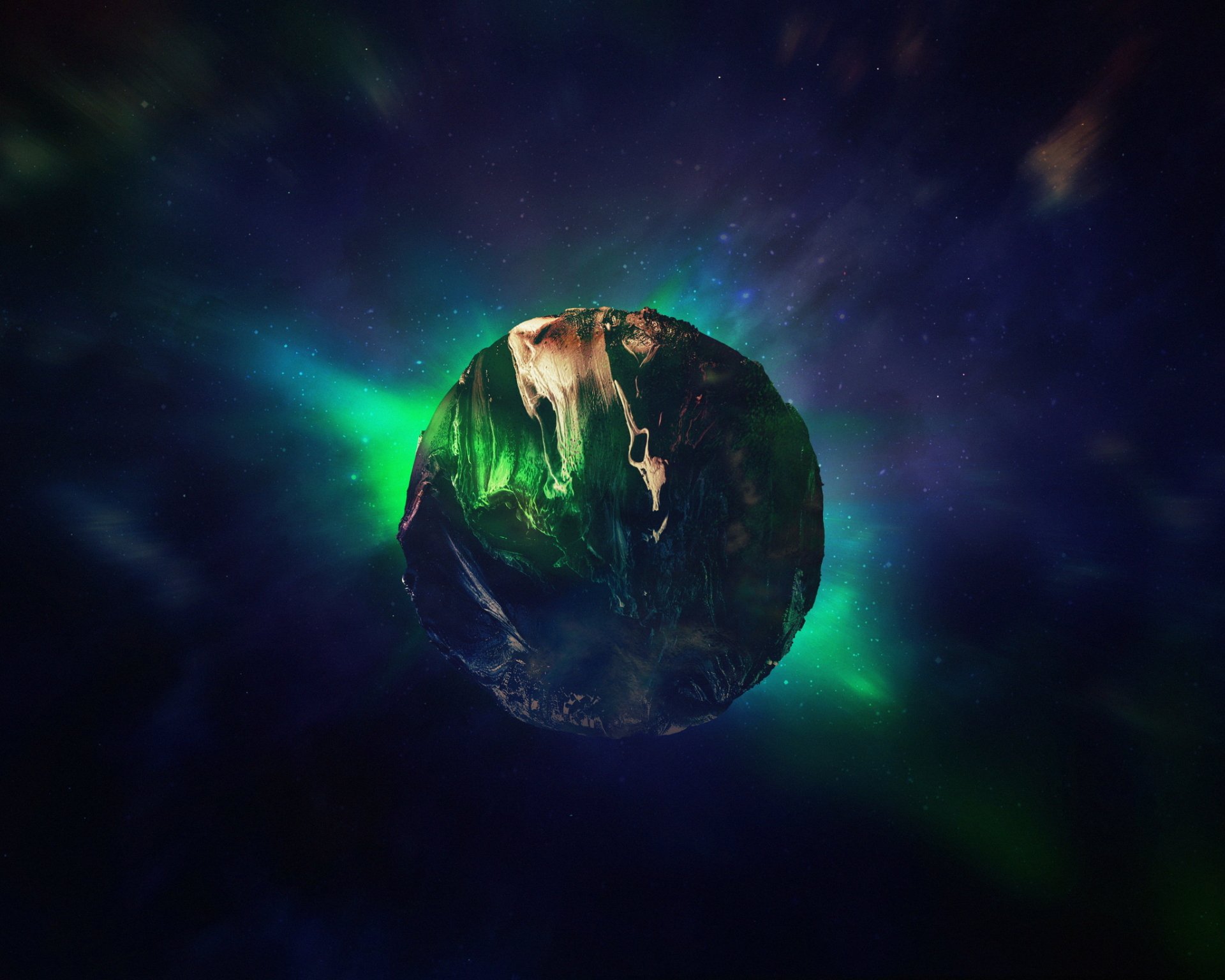 Download Vector Graphic Design Sci Fi Planet HD Wallpaper