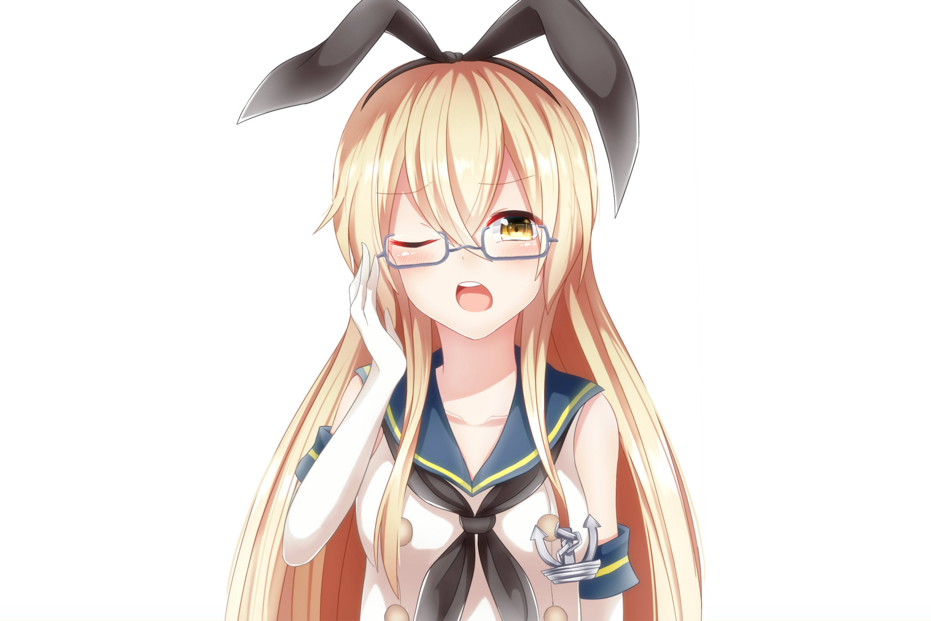 Download Shimakaze (Kancolle) Anime Kantai Collection HD Wallpaper by しぃら