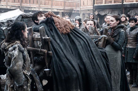Isaac Hempstead-Wright Sophie Turner Meera Reed Sansa Stark Bran Stark TV Show Game Of Thrones HD Desktop Wallpaper | Background Image
