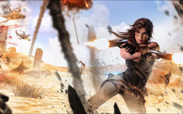 Lara Croft video game Tomb Raider (2013) HD Desktop Wallpaper | Background Image