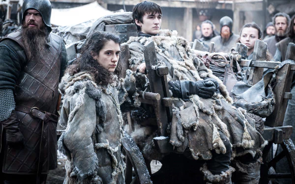 Isaac Hempstead-Wright Meera Reed Bran Stark TV Show Game Of Thrones HD Desktop Wallpaper | Background Image
