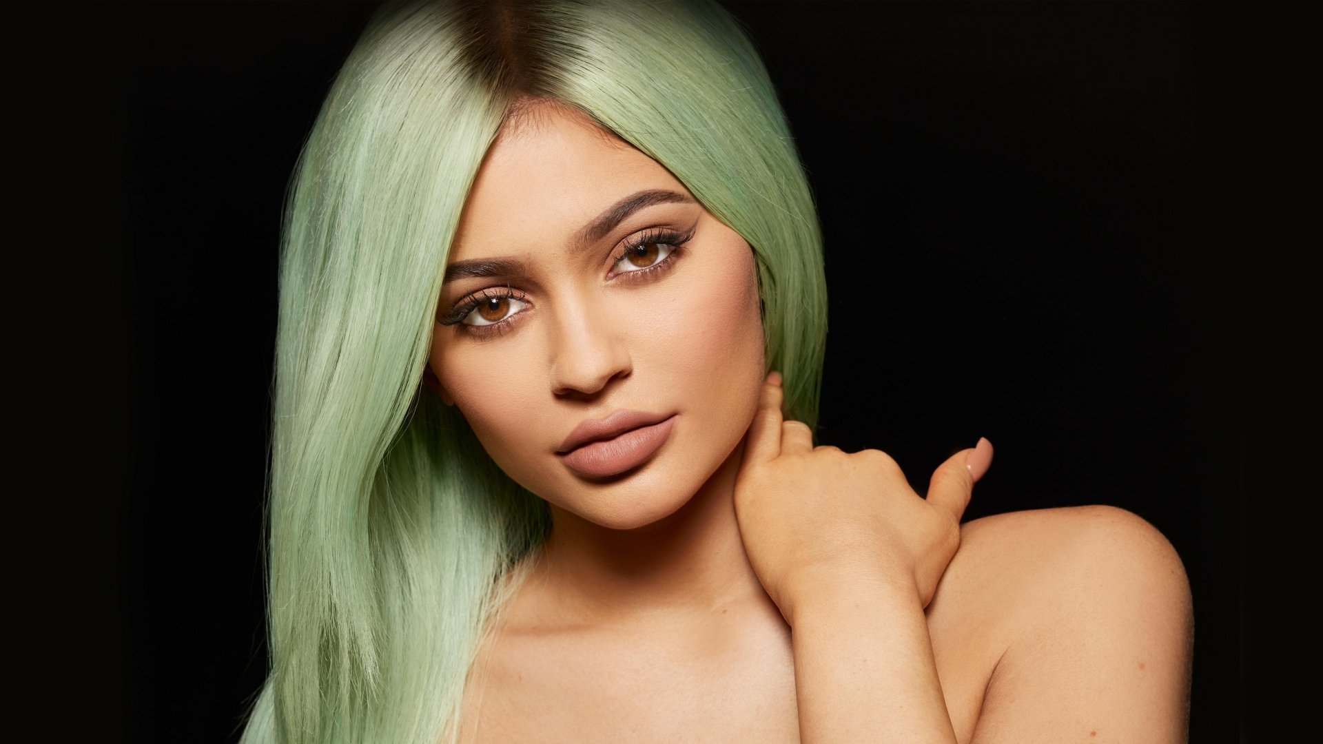 Download Face American Hazel Eyes Model Celebrity Kylie Jenner 4k Ultra