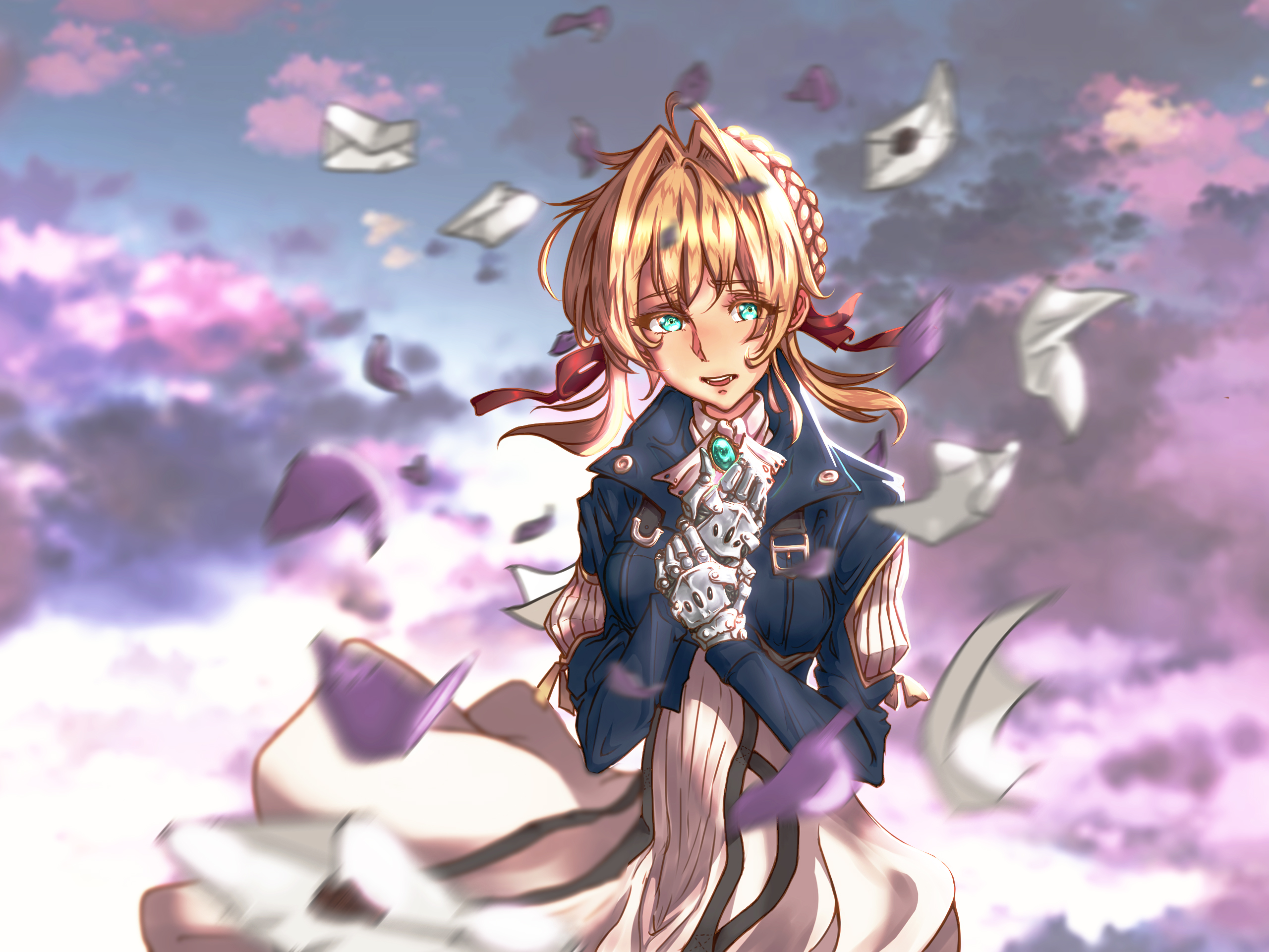 Violet Evergarden Fan art Anime Character, Anime, cg Artwork