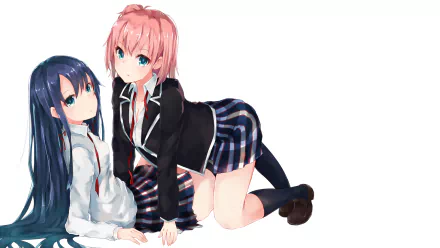 Yui Yuigahama Yukino Yukinoshita Anime My Teen Romantic Comedy SNAFU HD Desktop Wallpaper | Background Image