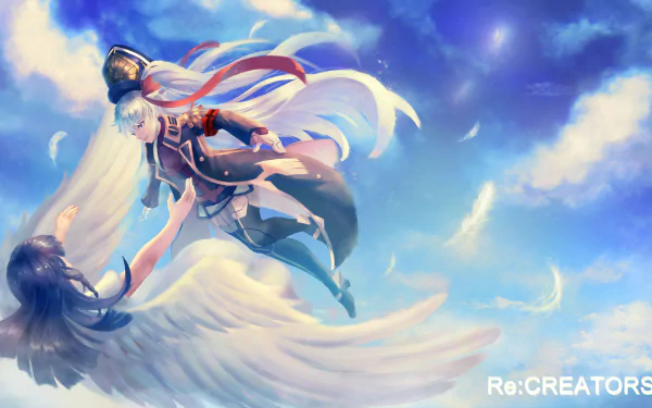 Setsuna Shimazaki Gunpuku no Himegimi Anime Re:Creators HD Desktop Wallpaper | Background Image