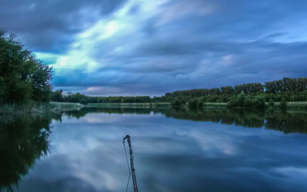 evening nature lake HD Desktop Wallpaper | Background Image
