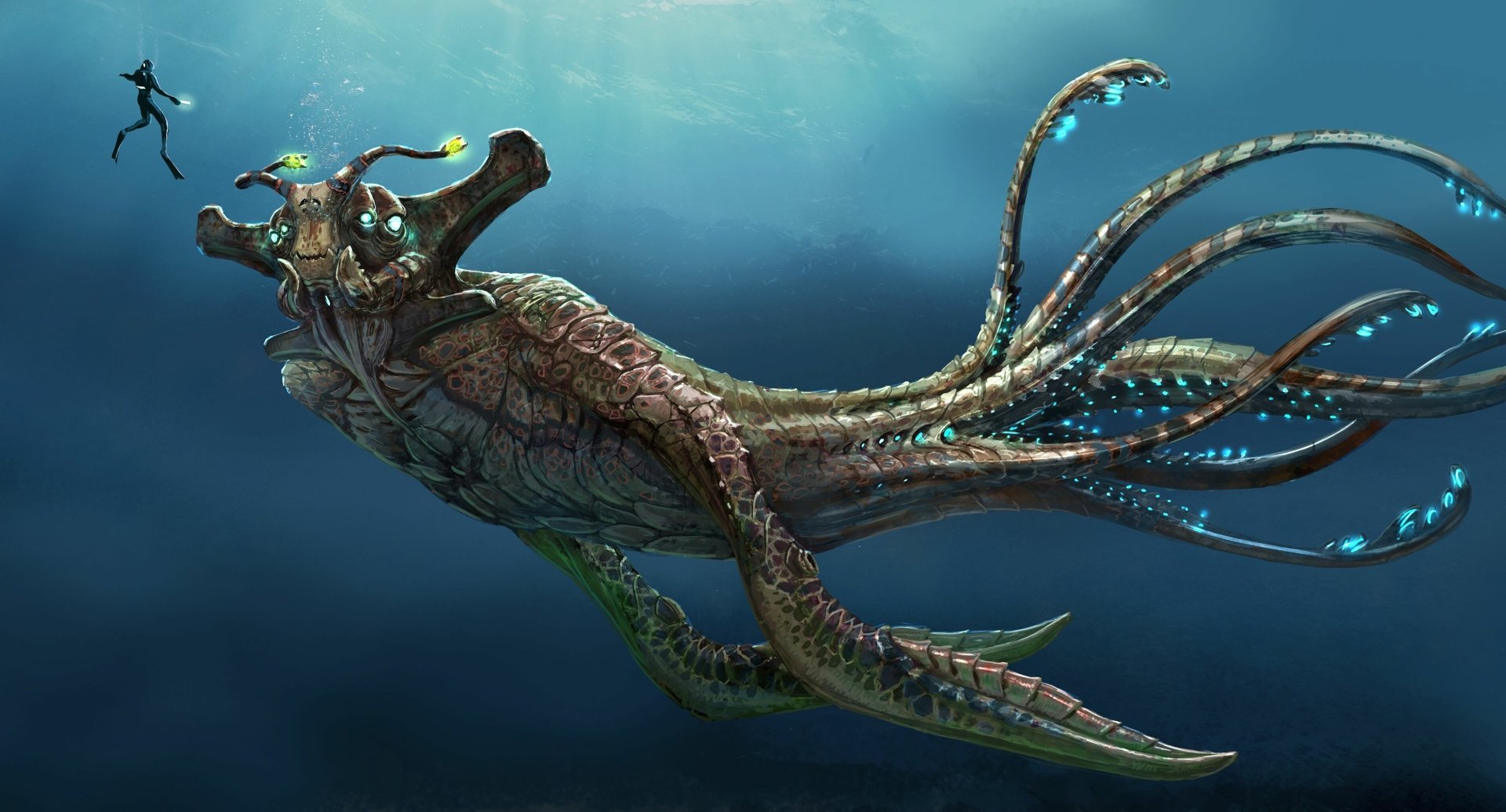 Subnautica Hd Wallpaper  Background Image  3800X2049  Id901049 - Wallpaper Abyss-8035