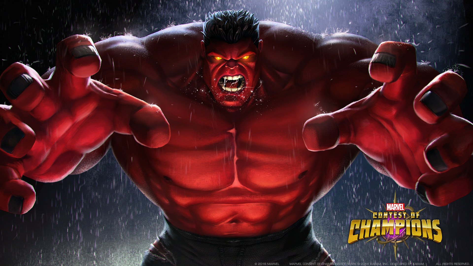 Download Red Hulk Video Game MARVEL Contest Of Champions HD Wallpaper
