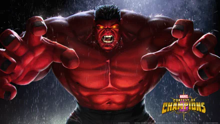 Red Hulk video game MARVEL Contest of Champions HD Desktop Wallpaper | Background Image