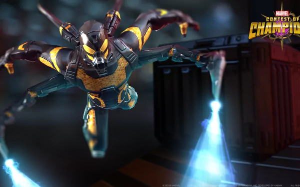 Darren Cross Yellowjacket (Marvel Comics) video game MARVEL Contest of Champions HD Desktop Wallpaper | Background Image