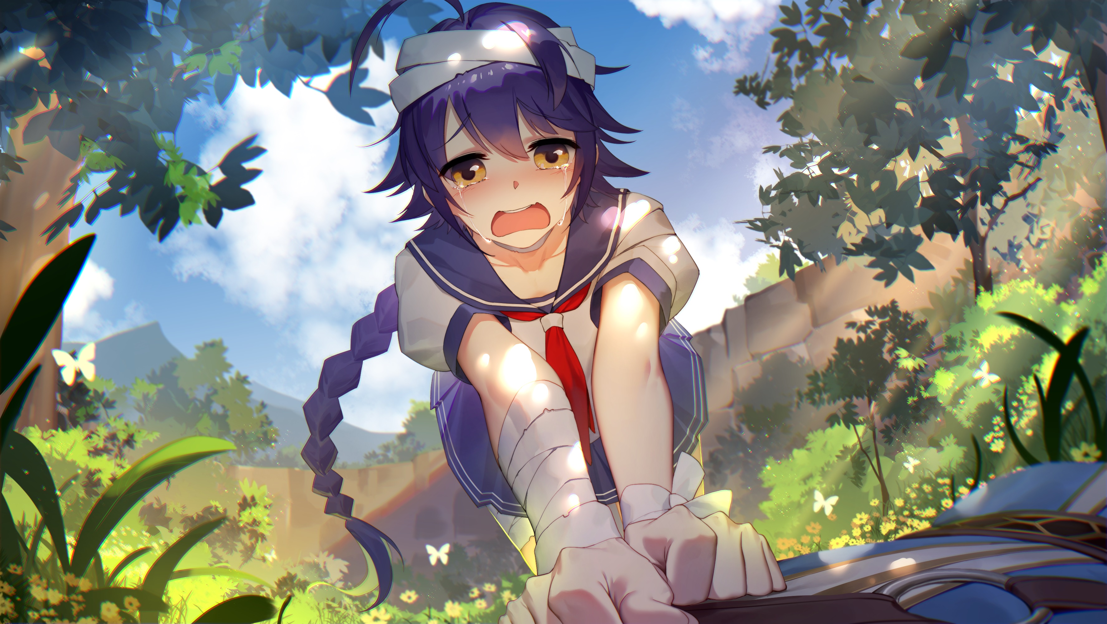 Anime Romantic Saga of Beauty & Devil 4k Ultra HD Wallpaper by 大爷别掐脸