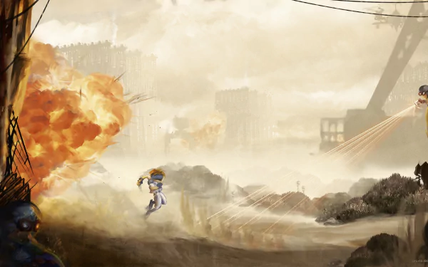 video game Gunstar Heroes HD Desktop Wallpaper | Background Image