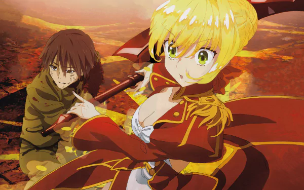 Nero Claudius Hakuno Kishinami Anime Fate/extra HD Desktop Wallpaper | Background Image