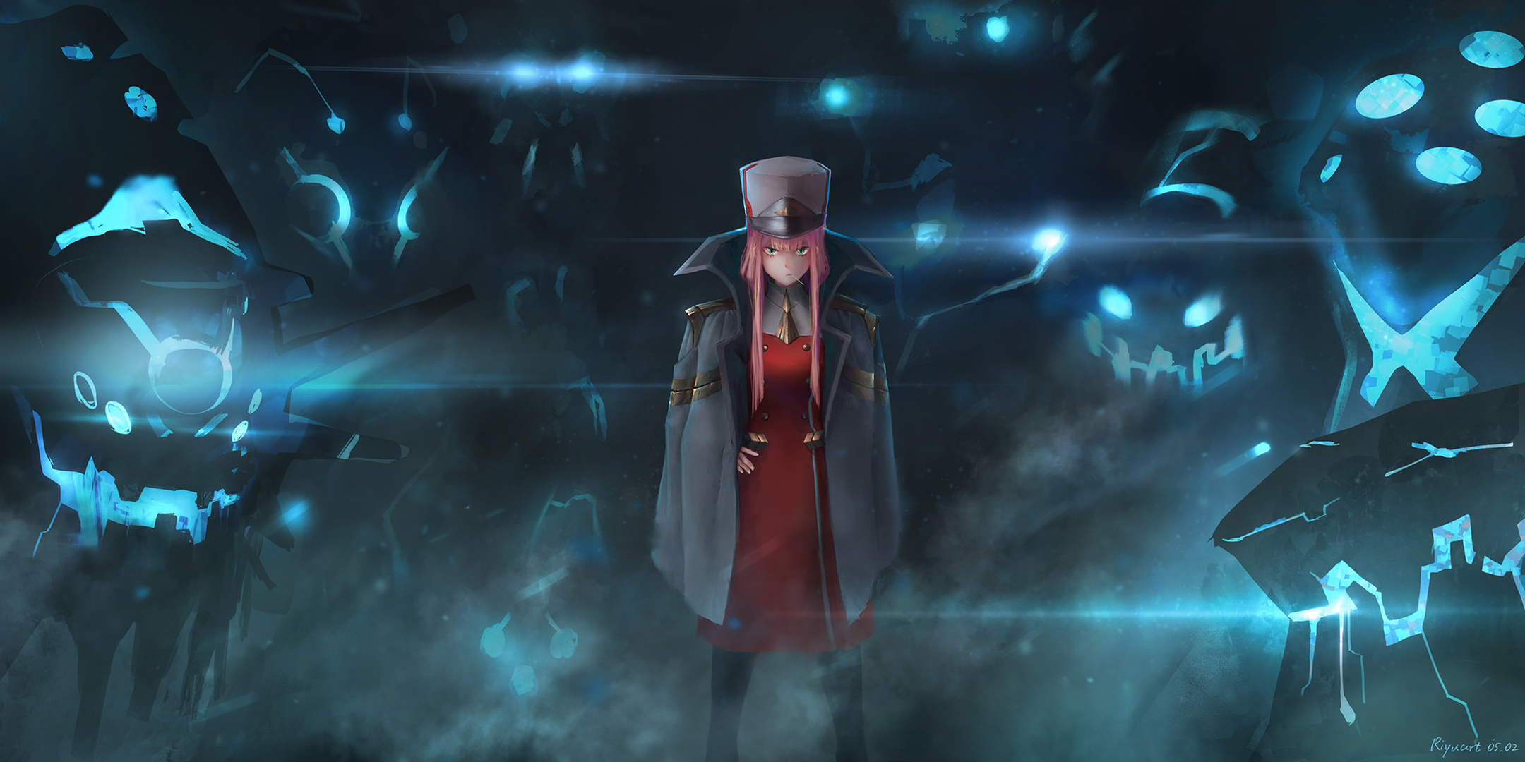 Zero Two Epic Standoff - HD Wallpaper by RI YU