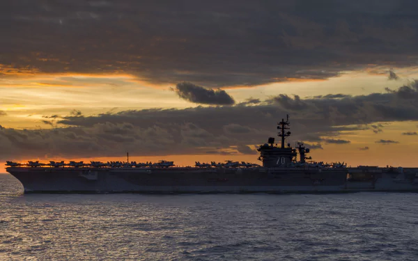 warship aircraft carrier military USS Carl Vinson (CVN-70) HD Desktop Wallpaper | Background Image