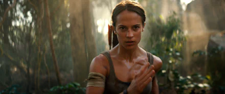 Lara Croft Alicia Vikander movie Tomb Raider (2018) HD Desktop Wallpaper | Background Image