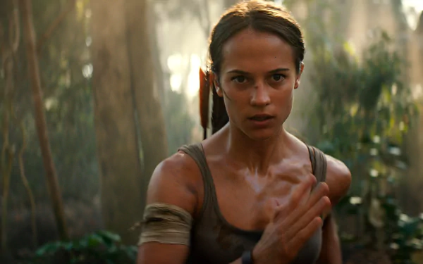 Lara Croft Alicia Vikander movie Tomb Raider (2018) HD Desktop Wallpaper | Background Image
