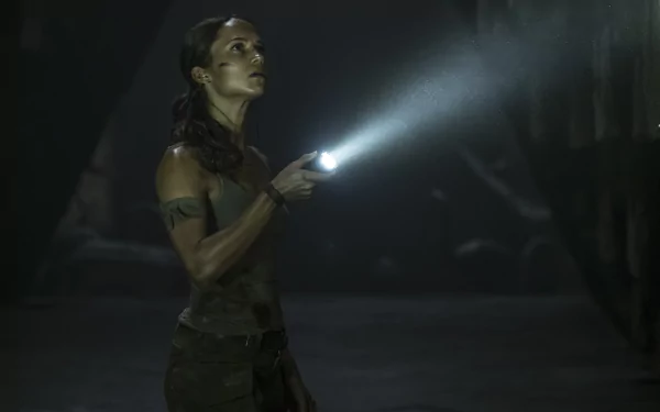 Lara Croft Alicia Vikander movie Tomb Raider (2018) HD Desktop Wallpaper | Background Image