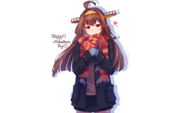 Kongou (Kancolle) Anime Kantai Collection HD Desktop Wallpaper | Background Image