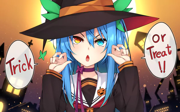 heterochromia Anime Original HD Desktop Wallpaper | Background Image