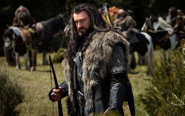 Movie The Hobbit: An Unexpected Journey The Lord of the Rings Movies The Hobbit Warrior Long Hair Beard Richard Armitage Thorin Oakenshield HD Wallpaper | Background Image