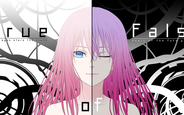 Anime Original Blue Eyes Pink Hair HD Wallpaper | Background Image
