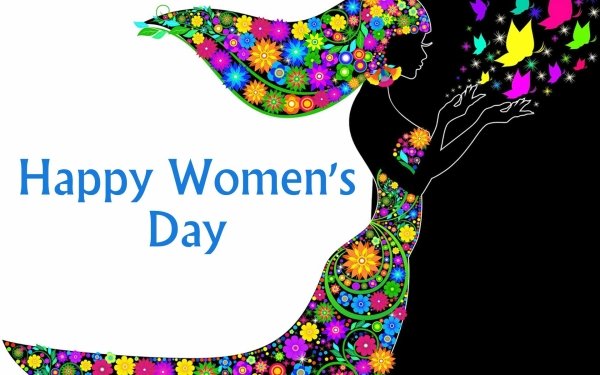Holiday Women's Day Happy Women's Day Colorful HD Wallpaper | Background Image