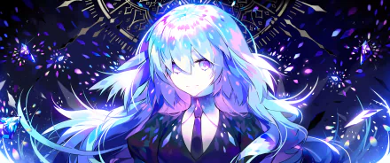 HD desktop wallpaper and background featuring Diamond from the anime Land of the Lustrous, showcasing vibrant colors and intricate details.