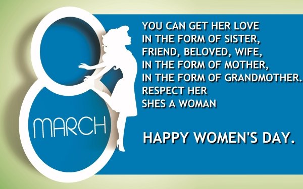 Holiday Women's Day Eight Statement Happy Women's Day HD Wallpaper | Background Image