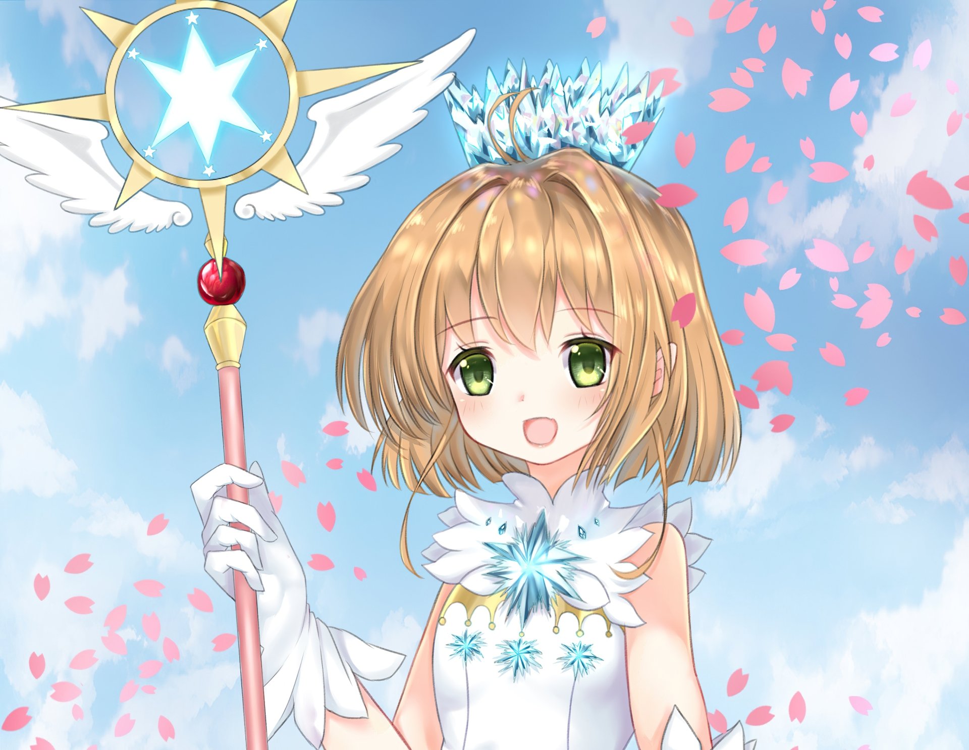 Download Sakura Kinomoto Anime Cardcaptor Sakura HD Wallpaper by 一只煎蛋