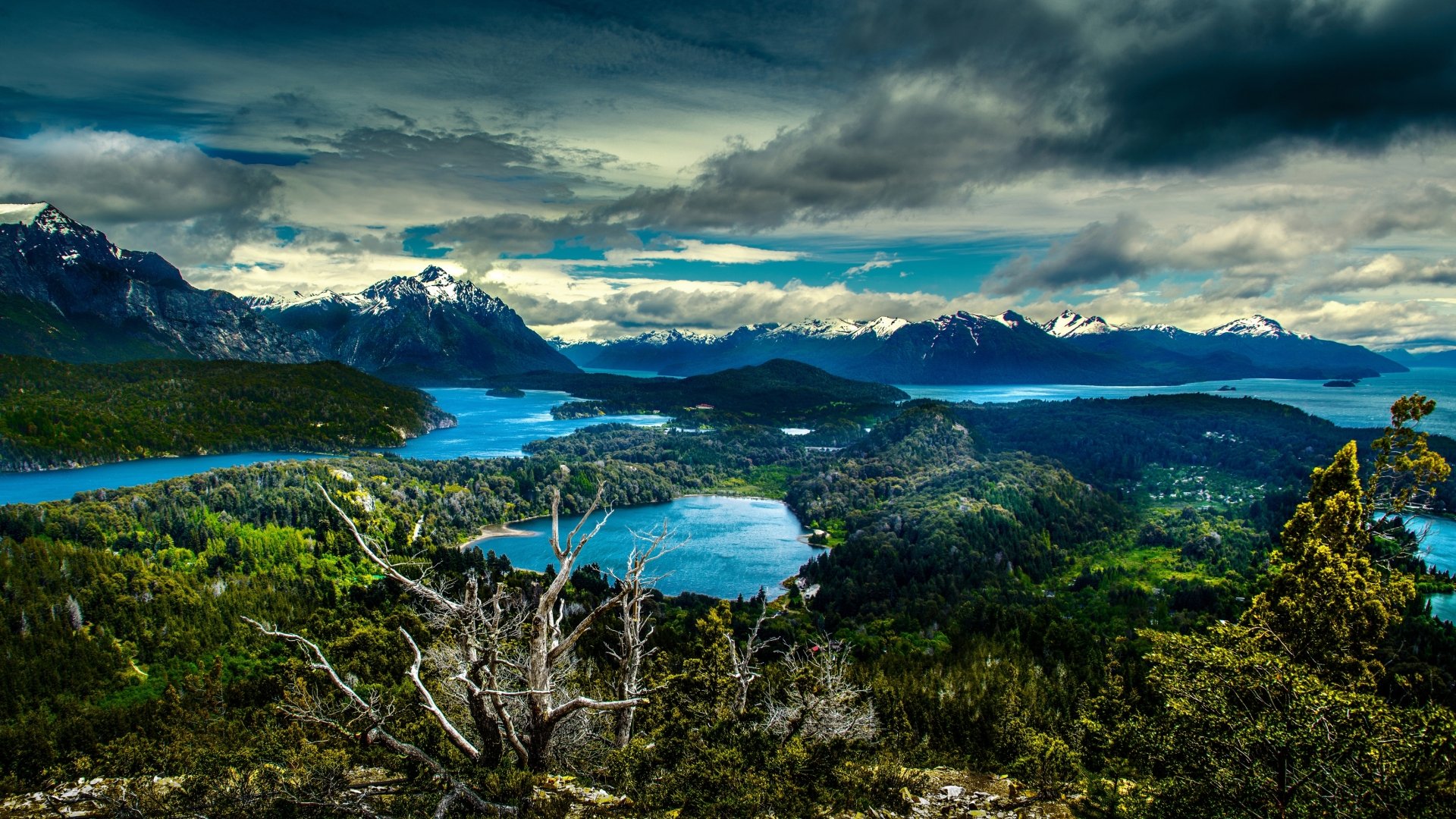 Download Cloud Mountain Lake Nature Landscape  HD Wallpaper