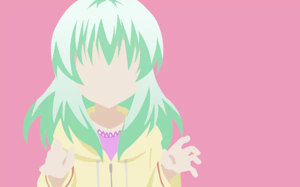 4K Ultra HD anime wallpaper featuring Run Elsie Jewelria from To Love-Ru against a solid pink background, designed for PC desktops.