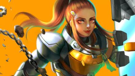 Brigitte (Overwatch) video game Overwatch HD Desktop Wallpaper | Background Image